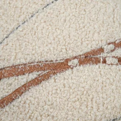 Coussin Et Housse|STOF Coussin rectangulaire fausse fourrure (30 x 50 cm) Wildforest Ecru