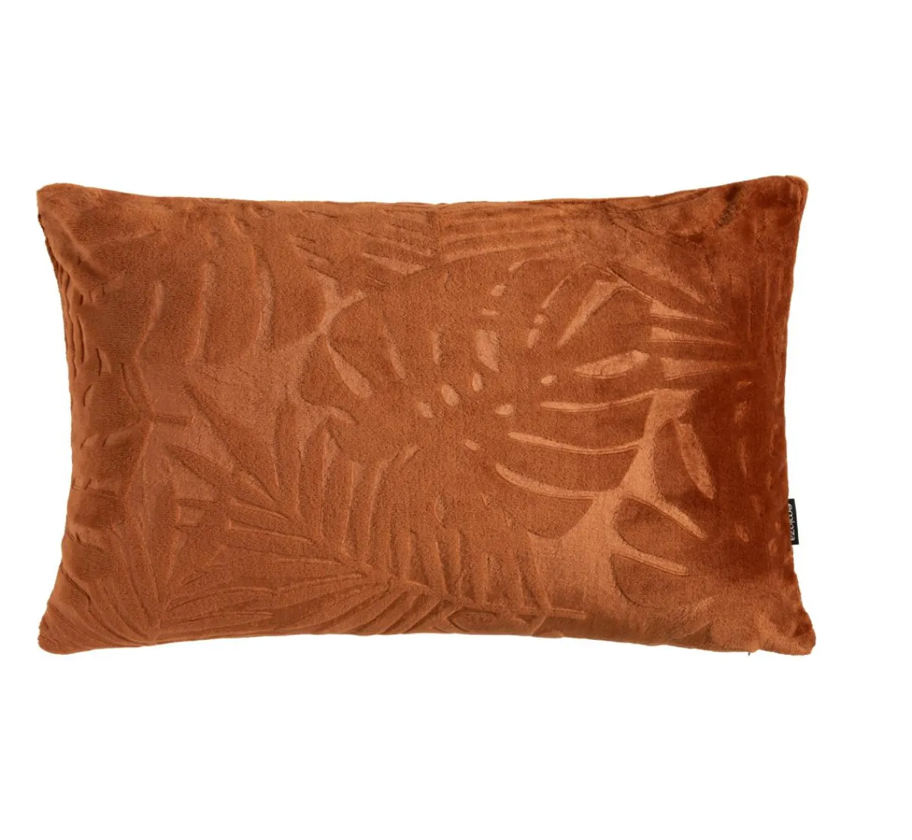 Coussin Et Housse|EMINZA Coussin rectangulaire flanelle (40 x 60 cm) Flore Cuivre