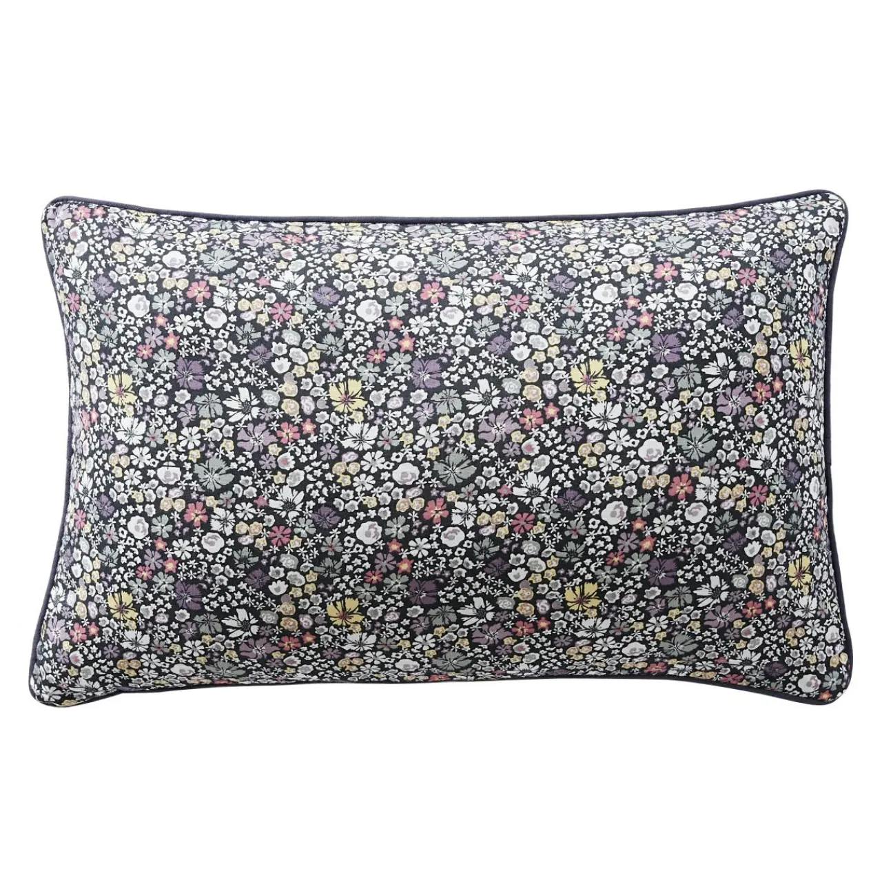 Coussin Et Housse|EMINZA Coussin rectangulaire gaze de coton (40 x 60 cm) Elya Violet
