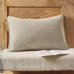 Coussin Et Housse|EMINZA Coussin rectangulaire tissé (40 x 60 cm) Magnus Ecru