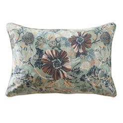Coussin Et Housse|EMINZA Coussin rectangulaire velours (40 x 60 cm) Dolores Vert