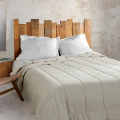 Couvre-Lit Et Édredon|LINDER Couvre lit matelassé (230 x 250 cm) Vercors Ecru