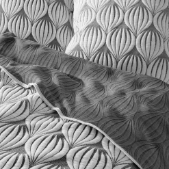 Couvre-Lit Et Édredon|DOUCEUR D'INTERIEUR Couvre-lit et 2 taies d'oreiller (220 x 240 cm) Faustine Gris