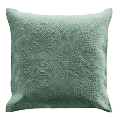 Couvre-Lit Et Édredon|douceur d'intu017drieur Couvre-lit matelassé et deux taies d'oreiller (240 x 260 cm) Romane cèdre Vert