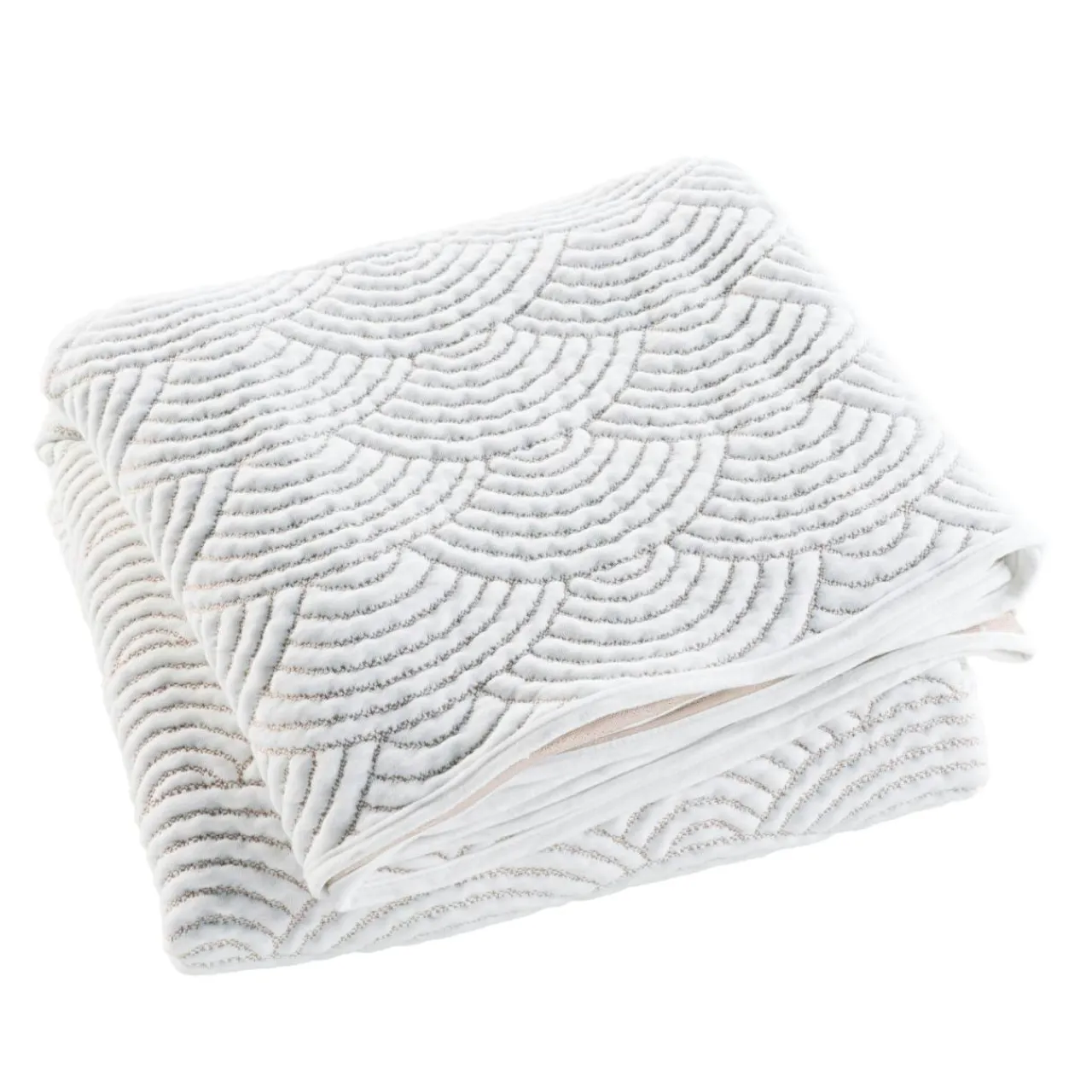 Couvre-Lit Et Édredon|douceur d'intu017drieur Couvre-lit matelassé et deux taies d'oreiller (220 x 240 cm) Cassandra Ecru