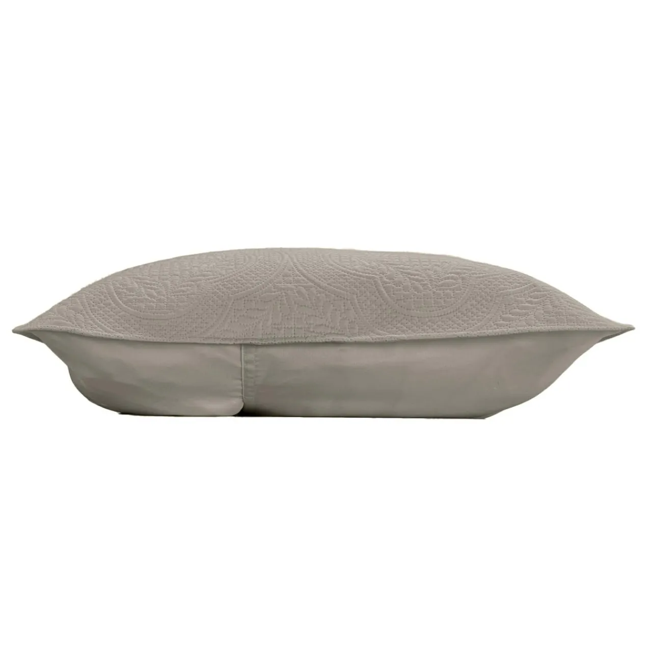 Couvre-Lit Et Édredon|douceur d'intu017drieur Couvre-lit matelassé et deux taies d'oreiller (240 x 260 cm) Romane Gris