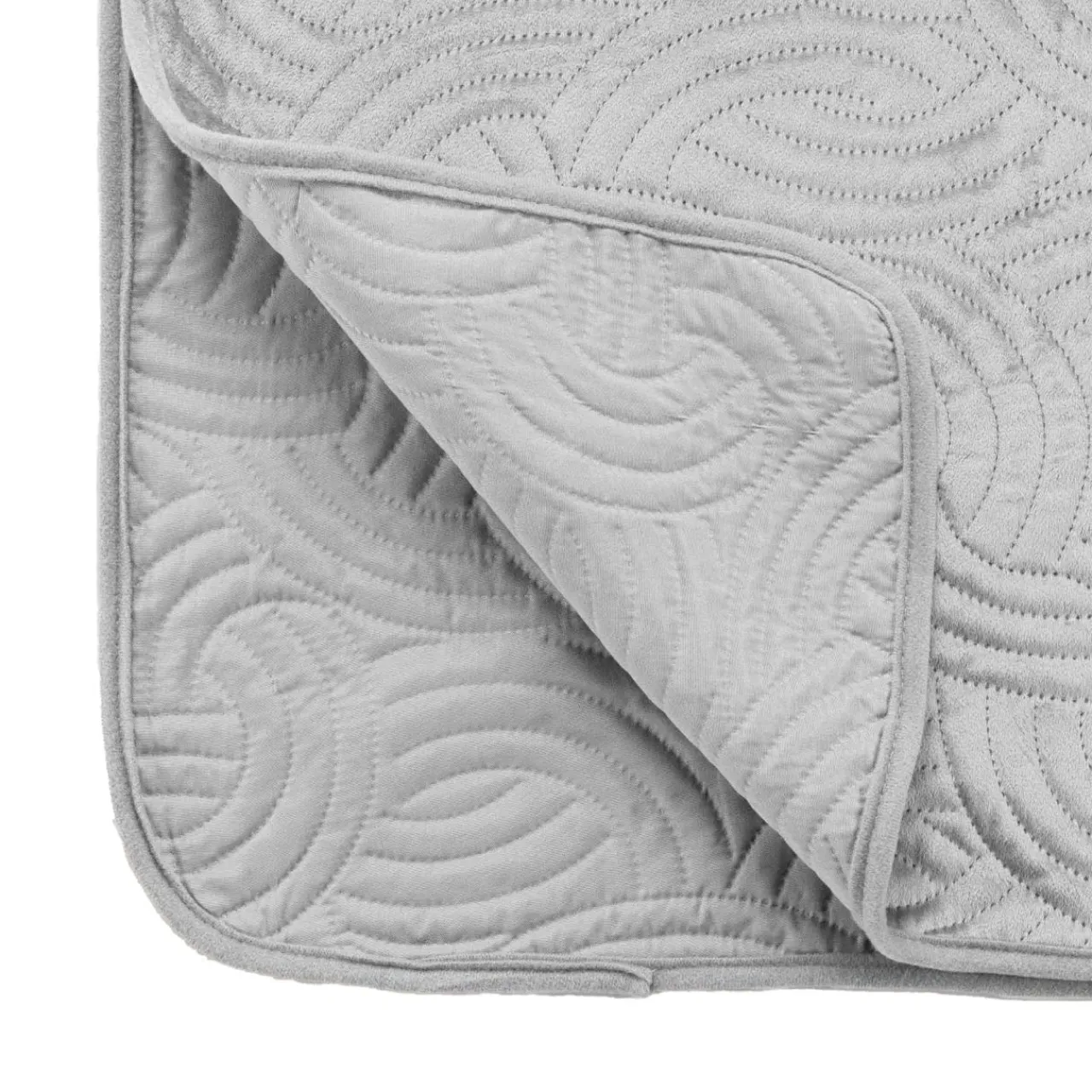 Couvre-Lit Et Édredon|douceur d'intu017drieur Couvre-lit matelassé et deux taies d'oreiller (240 x 260 cm) Solange Gris