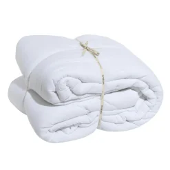 Couvre-Lit Et Édredon|EMINZA Couvre-lit matelassé gaze de coton (180 x 240 cm) Gaïa chantilly Blanc