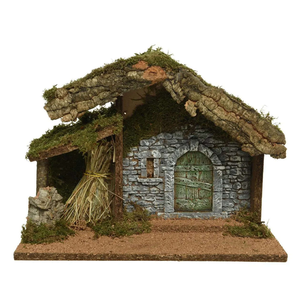 Crèche De Noël|KAEMINGK Crèche de Noël lumineuse vide (H27 cm) Saint-Edouard Naturel