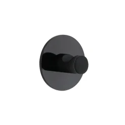 Rangement Salle De Bain|TENDANCE Crochet adhésif 3M (D4 cm) Zinc Noir