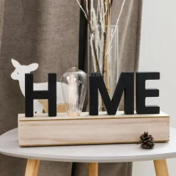 Guirlande Et Déco Lumineuse|ATMOSPHERA Décoration lettres lumineuses LED Home Noir