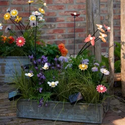 Luminaire Jardin|Eclairage Extérieur|KAEMINGK Décoration lumineuse Solaire à piquer au sol (H60 cm) Abeilles et blanc chaud Jaune