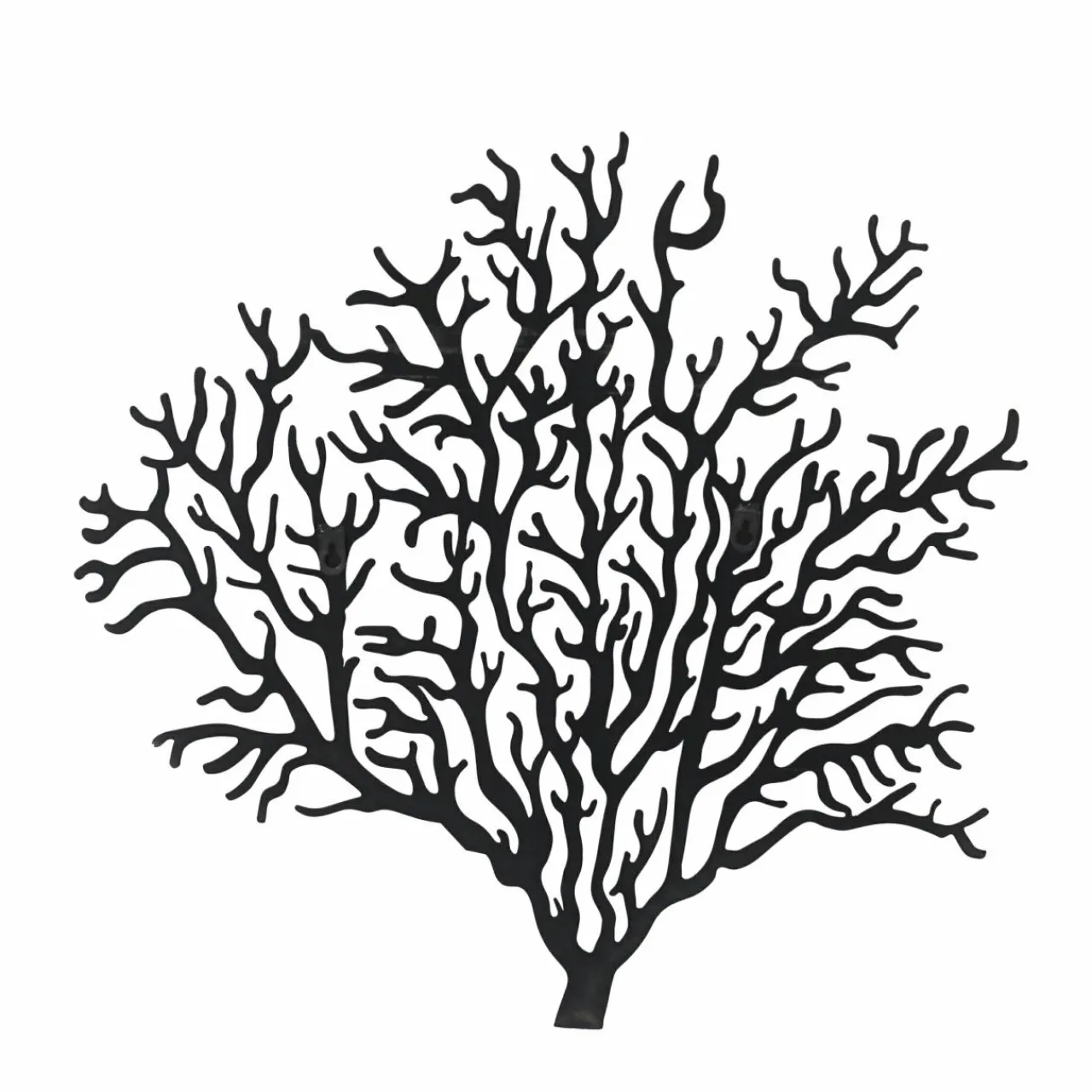 Toile, Cadre, Déco Murale|EMINZA Décoration murale en métal (H56 cm) Corail Noir