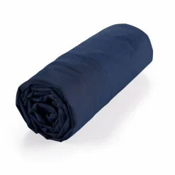 Drap Housse|DOUCEUR D'INTERIEUR Drap housse coton bio (160 x 200 cm) Biolina Bleu nuit