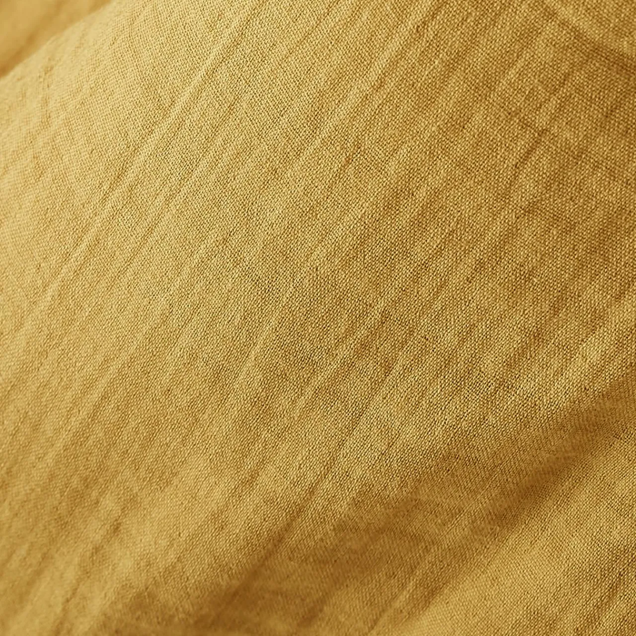 Drap Housse|EMINZA Drap housse gaze de coton (140 x 190 cm) Gaïa Jaune safran