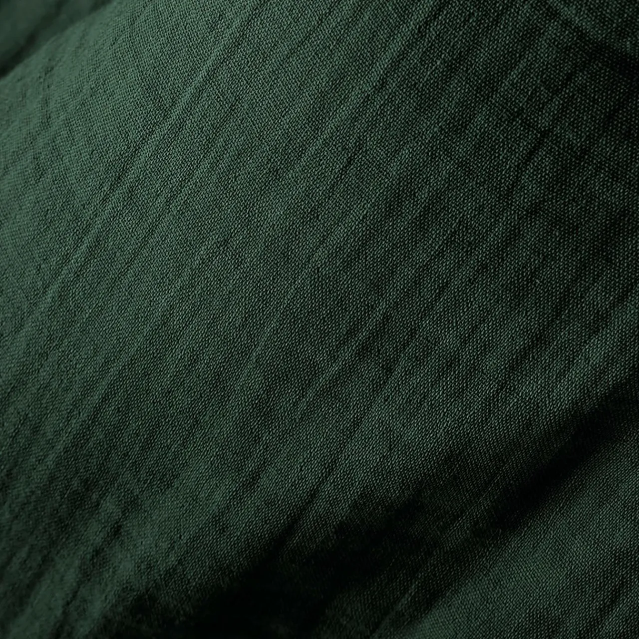 Couvre-Lit Et Édredon|EMINZA Édredon gaze de coton (150 x 150 cm) Gaïa Vert sapin