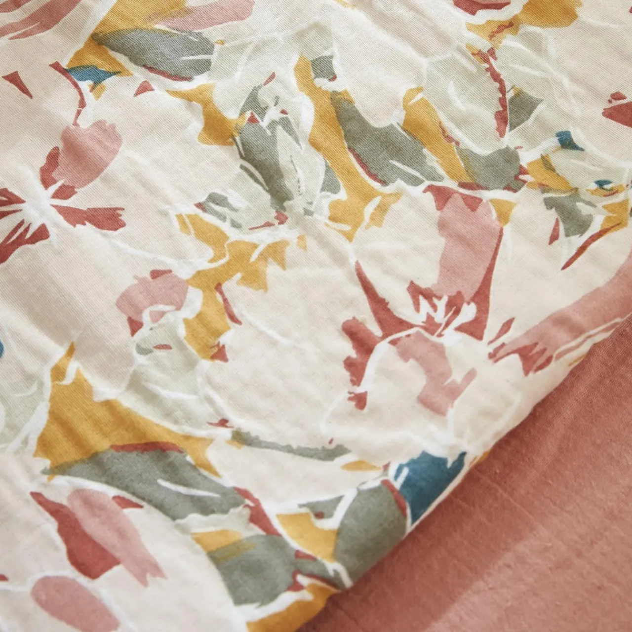 Couvre-Lit Et Édredon|EMINZA Edredon gaze de coton (90 x 200 cm) April Mullticolore Multicolore