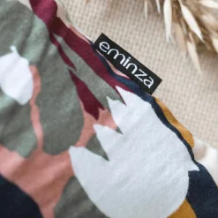 Couvre-Lit Et Édredon|EMINZA Edredon gaze de coton (90 x 200 cm) Azel Multicolore