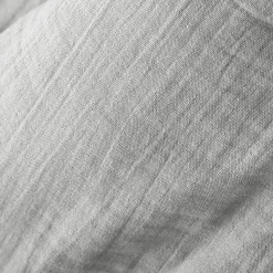 Couvre-Lit Et Édredon|EMINZA Edredon gaze de coton (150 x 150 cm) Gaïa Gris nuage Gris clair