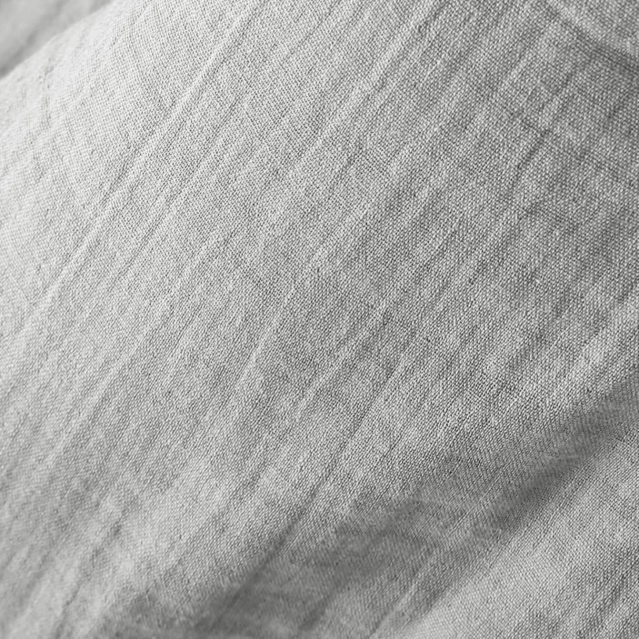 Couvre-Lit Et Édredon|EMINZA Edredon gaze de coton (150 x 150 cm) Gaïa Gris nuage Gris clair