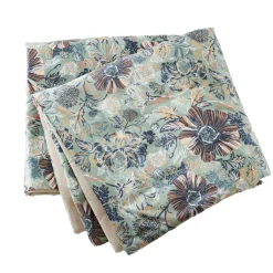 Couvre-Lit Et Édredon|EMINZA Edredon velours (90 x 220 cm) Dolores Vert