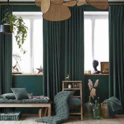 Couvre-Lit Et Édredon|EMINZA Edredon velours de coton (90 x 200 cm) Victor Gris ardoise