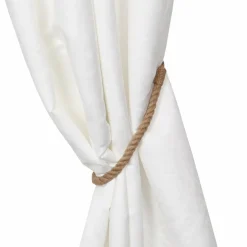 Embrasse, Pince Et Anneaux|LUANCE Embrasse rideau jute Clovis Beige