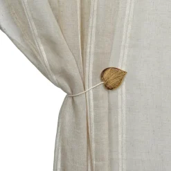 Embrasse, Pince Et Anneaux|LUANCE Embrasse rideau Ottawa Naturel Beige