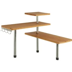 Rangement Et Organisateur|ATMOSPHERA Etagère d'angle (H39 cm) Vahina le Naturel