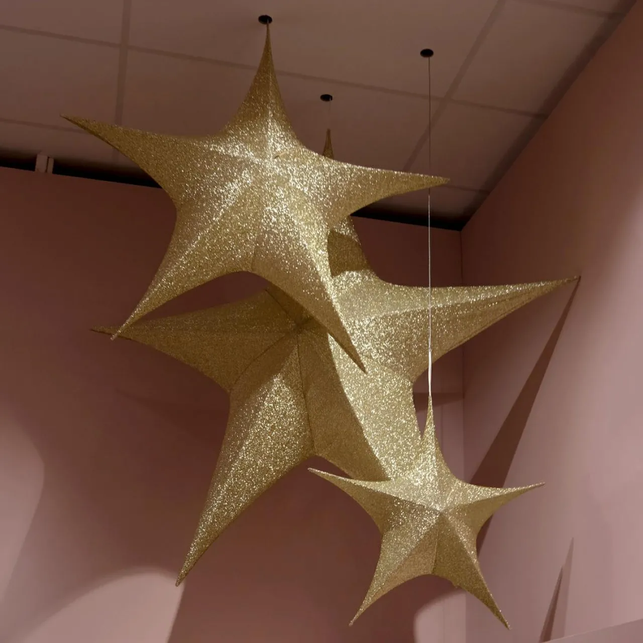 Déco Et Objet De Noël|KAEMINGK Etoile de Noël à suspendre (D80 cm) Christmas Or