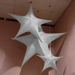 Déco Et Objet De Noël|KAEMINGK Etoile de Noël à suspendre (D80 cm) Christmas Argent