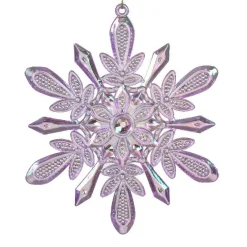 Décoration De Sapin|KAEMINGK Flocon de Neige à suspendre (H14 cm) Glacé Violet
