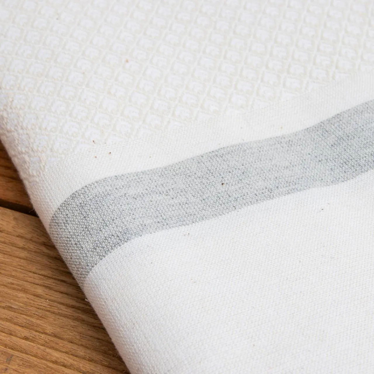 Linge De Bain|Fouta| Fouta coton recyclé (100 x 200 cm) Selma he Blanc