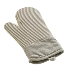 Accessoire Cuisine|douceur d'intu017drieur Gant de cuisine ambidextre coton (30x18 cm) Adam Beige