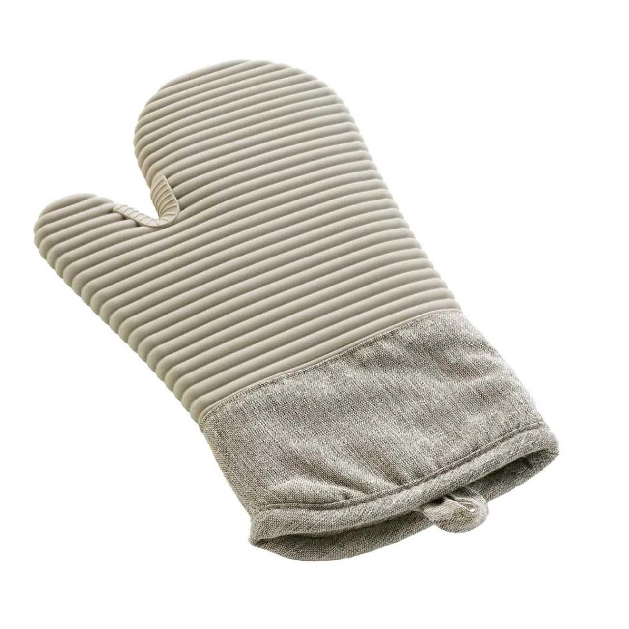 Accessoire Cuisine|douceur d'intu017drieur Gant de cuisine ambidextre coton (30x18 cm) Adam Beige