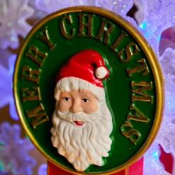 Village De Noël Lumineux|KAEMINGK Grande roue lumineuse et musicale Merry Christmas