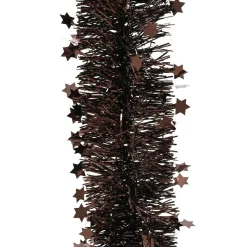 Guirlande De Sapin|KAEMINGK Guirlande de Noël (D9 cm) étoilée Alpine Noir truffé