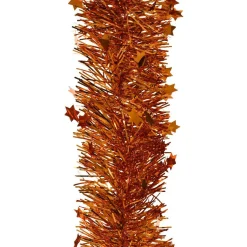 Guirlande De Sapin|KAEMINGK Guirlande de Noël (D9 cm) étoilée Alpine Citrouille Orange Citrouille