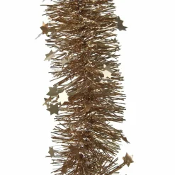 Guirlande De Sapin|KAEMINGK Guirlande de Noël (D9 cm) étoilée Alpine Brun gingembre