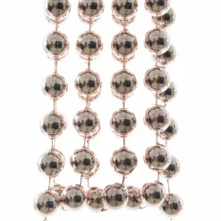 Guirlande De Sapin|KAEMINGK Guirlande de perle (270 cm) Dana Rose poudré