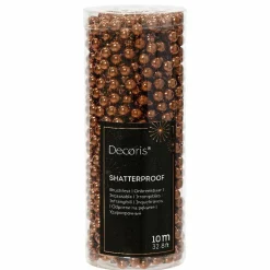 Guirlande De Sapin|KAEMINGK Guirlande de perle (10 m) Alpine Brun café