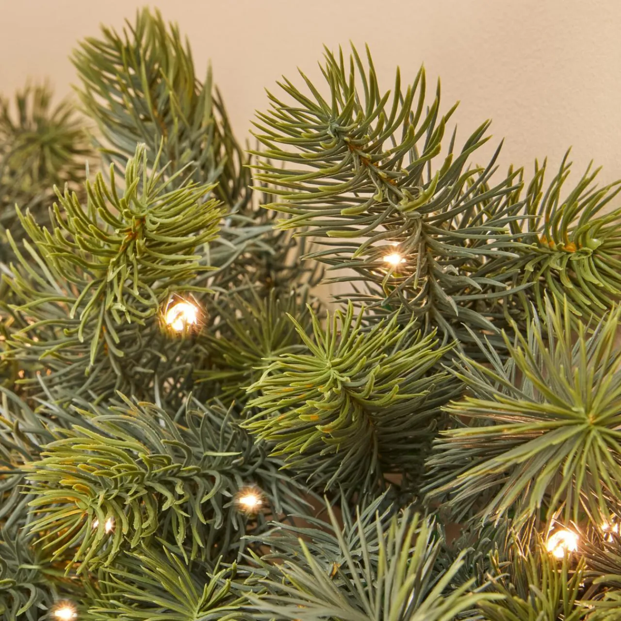 Guirlande En Sapin Artificiel|EMINZA Guirlande de sapin lumineuse 35 LED (180 cm) Winnipeg Vert et Blanc chaud Sapin vert lumineux