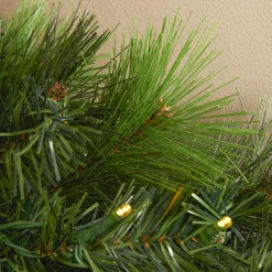 Sapin Grande Taille|Guirlande En Sapin Artificiel|EMINZA Guirlande de sapin lumineuse (300 cm - D25) Edmonton Vert et blanc chaud Sapin vert lumineux