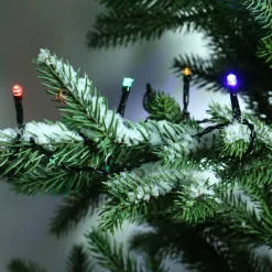 Guirlande Lumineuse|KAEMINGK Guirlande lumineuse à piles 3,50 m 48 LED câble noir Durawise Multicolore Multicolore - câble noir