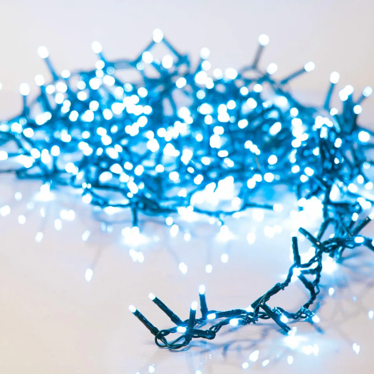 Guirlande Lumineuse|KAEMINGK Guirlande lumineuse 16 m 750 LED câble vert Luxe Bleu Bleu - câble vert