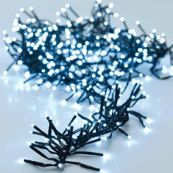 Guirlande Lumineuse|KOOPMAN Guirlande lumineuse 5,60 m 768 LED câble noir Boa Blanc froid Blanc Froid - câble noir