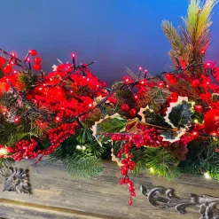 Guirlande Lumineuse|BLACHERE Guirlande lumineuse 8 m 128 LED câble vert Flashing light Bicolore Rouge et blanc chaud Bicolore Rouge / Blanc chaud - câble transparent