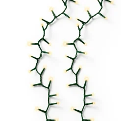 Guirlande Lumineuse Grand Format|Guirlande Lumineuse|KAEMINGK Guirlande lumineuse 22,50 m 1000 LED câble vert Luxe Blanc chaud Champagne Blanc chaud Champagne - câble vert