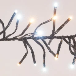 Guirlande Lumineuse|KOOPMAN Guirlande lumineuse 5,60 m 768 LED câble noir Boa Bicolore Blanc chaud et froid Bicolore Blanc chaud / Froid - câble noir