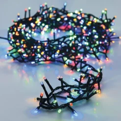 Guirlande Lumineuse|KAEMINGK Guirlande lumineuse 16 m 750 LED câble vert Luxe Multicouleur Multicolore - câble vert